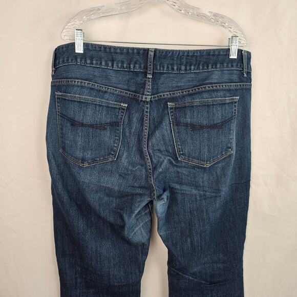 Gap 1969 Perfect Boot Women's 18 Long Blue Dark Wash - Picture 8 of 16